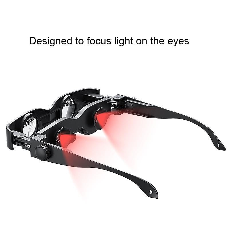 Adjustable Focus Fishing Binoculars - Hardcover Glass Type