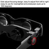 Adjustable Focus Fishing Binoculars - Hardcover Glass Type - Rear View