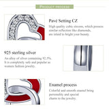 925 Sterling Silver Diy Heart Pendant With String - Top-Down View
