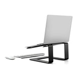 Adjustable Laptop Stand for 11-17 Laptops - Aluminum Alloy - Rear View
