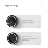 Wall Mounted Magnetic Blower Holder for Nozzles - no Punch Needed - For Dyson Hair Dryer - 45-Degree Angle