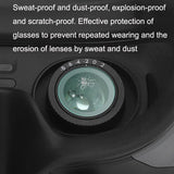 2-pack Explosion Proof Film Glasses Protector for Dji Goggles 2 - Top-Down View