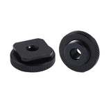 2-Pack Aluminum Hot Shoe Adapter 5 / 8 Male To 1 / 4 Female - Front View