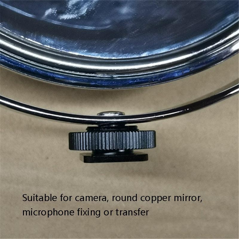 2-Pack Aluminum Hot Shoe Adapter 5 / 8 Male To 1 / 4 Female