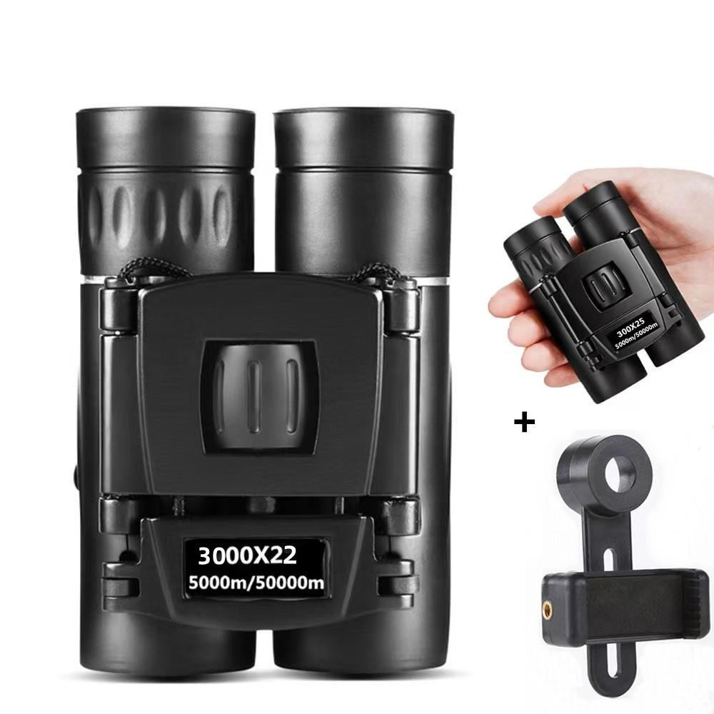 Foldable Hunting Binoculars for Outdoor Adventures - 200 X 25 Standard