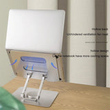 Foldable Rotating Laptop Cooling Stand - Multifunctional - Top-Down View