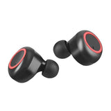 Wireless Stereo Bluetooth Headset with Charging Case - Bth-k08 Tws V5.0 - Top-Down View