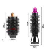 Gold 20mm Cylinder Comb for Dyson Airwrap - 20Mm  Cylinder Comb Rose Red - Top-Down View