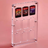Switch Magnetic Crystal Card Storage - 9 Grid - Front View