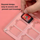 Switch Magnetic Crystal Card Storage - 9 Grid - Rear View