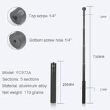 Feiyu G5 / Spg / Wg2 Gimbal Extension Rod for Dji Pocket / Pocket 2 - Stabilizer - Side View