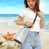 2L Waterproof Bag For Beach Rafting And Swimming Translucent Design - Side View