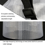2L Waterproof Bag For Beach Rafting And Swimming Translucent Design