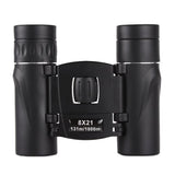 High-power Mini Binoculars for Low-light Night Vision 8x21 - Front View
