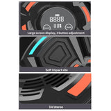 Adjustable 9-Speed Bluetooth Music Boxing Machine With Lights - Black - Black - Extra Image