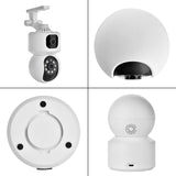 Wireless Smart Ptz Camera - 2Mp Dual Lens - Top-Down View