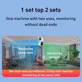 Wireless Smart Ptz Camera - 2Mp Dual Lens - 45-Degree Angle