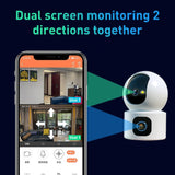 Wireless Smart Ptz Camera - 2Mp Dual Lens - Close-Up Angle
