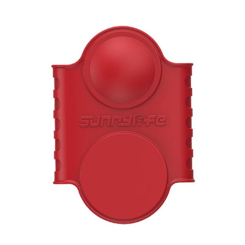 Silicone Protective Case for Insta360 one X2 with Red Lens Screen