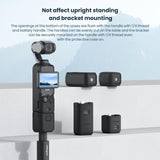 5-in-1 Silicone Case for Dji Pocket 3 Camera Accessories - 5 In 1 Black - Rear View