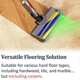 Green Light Dust Display Vacuum Brush Head - For Dyson Gen5 - Rear View