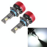 1 Pair 9006 Dc12V 65W 6000K 6500Lm Led Car Headlights - Side View