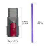 Vacuum Dryer Vent Cleaner Kit For Dyson V6 / Dc Cordless Gray - For Dyson V7 V8 V10 V11 V15 G5 Purple - Side View