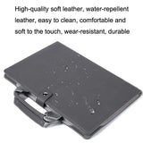 15.4 Inch Macbook Pro Protective Tote Bag - Black - 45-Degree Angle