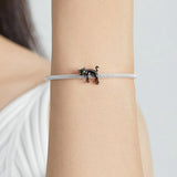 Black Electroplated Cat Bead Diy Kit - Side View