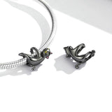Black Electroplated Cat Bead Diy Kit - 45-Degree Angle