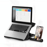 Adjustable Laptop Stand - Portable Support Base - Front View