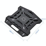 Adjustable Laptop Stand - Portable Support Base - Top-Down View