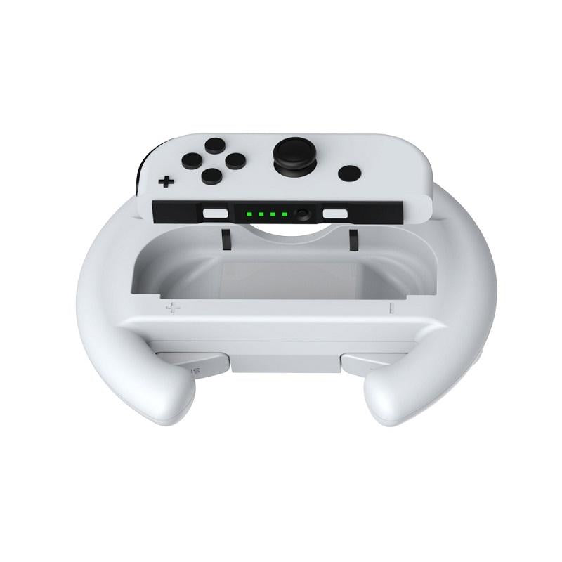 Oled Steering Wheel Set for Nintendo Switch - Compact and Stylish