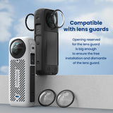 Amagisn Silicone Protective Cover for Insta360 X4 - Body Case + Lens Cover Black - Extra Image