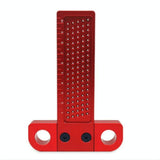 Marking Ruler for Woodworking T-shaped Holes - Front View