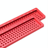 Marking Ruler for Woodworking T-shaped Holes - 45-Degree Angle