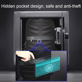Waterproof Laptop Backpack With Usb Port - Regular Version Outdoor - Rear View