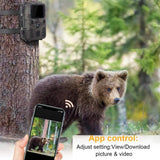 24mp Wifi Hunting Camera with Bluetooth & Night Vision