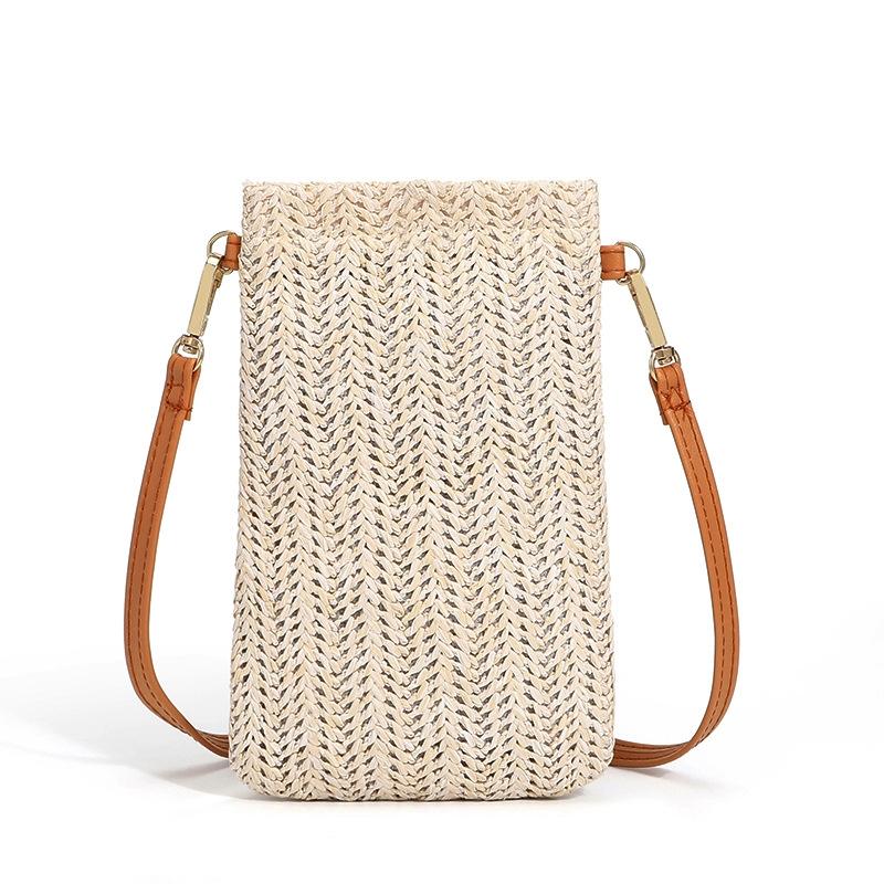 Beach Bag One Shoulder Straw Purse For Summer Fun