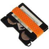 Rfid Card Holder & Edc Wallet Anti Theft Aluminum Alloy Red