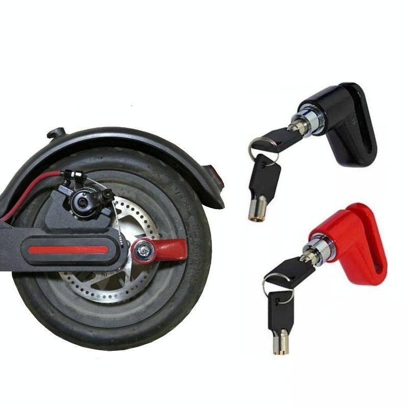 2-pack Electric Scooter Disc Brake Lock for Xiaomi Mijia M365 - Reinforced Anti-theft Accessory
