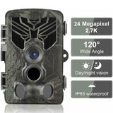 Outdoor Hunting Camera with Infrared Night Vision - 2.7k Resolution - 45-Degree Angle