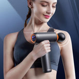 Professional Muscle Relaxing Massage Gun - Black - Extra Image