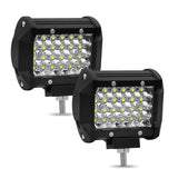 4 Inch 18W 1800Lm 4 Row Led Strip Light Working Refit Off - Road Vehicle Lamp Roof Strip Light - Front View