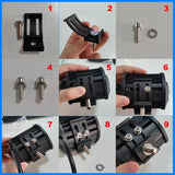 4 Inch 18W 1800Lm 4 Row Led Strip Light Working Refit Off - Road Vehicle Lamp Roof Strip Light - Rear View