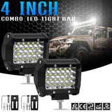 4 Inch 18W 1800Lm 4 Row Led Strip Light Working Refit Off - Road Vehicle Lamp Roof Strip Light - Extra Image