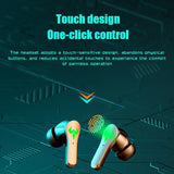 Low Latency Wireless Bluetooth Game Earphones with Colourful Lights - Digital Display - Extra Image