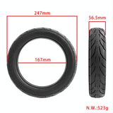10 Pneumatic Tire for Ninebot F20 / 25 / 30 / 40 Electric Scooter - Inner Tire - Top-Down View