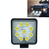 6.7W White Light Square - Shaped Waterproof Car Boat Marine Work Lights Spotlight Led Bulbs Dc 9 - 30V - Top-Down View