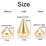 Small Drop-shaped Incense Burner Bracket - Set of 10 - Side View